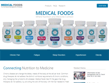 Tablet Screenshot of medicalfoods.com